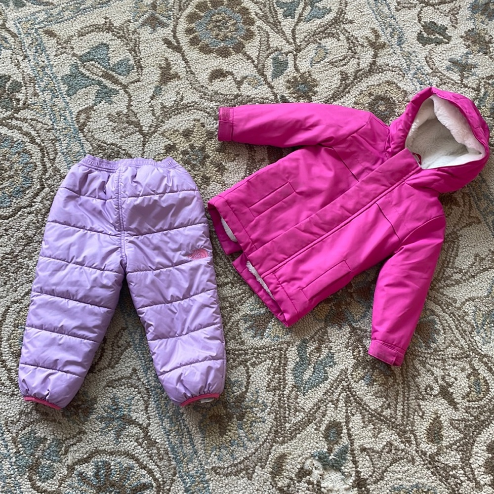 North Face snow pants & C&J coat